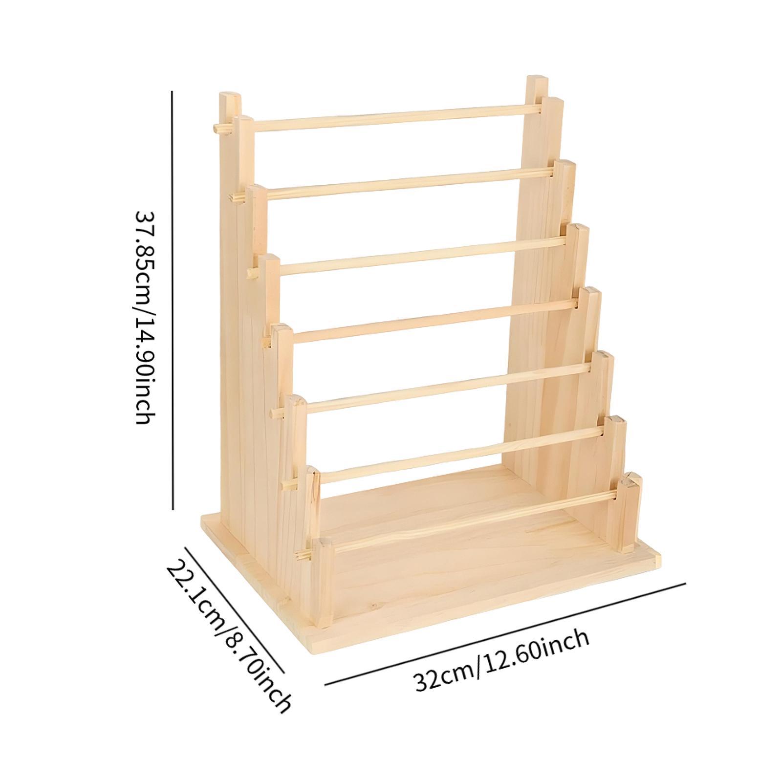Florist Supply Ribbon - Wooden Ribbon Organizer Rack Bracelet Holder