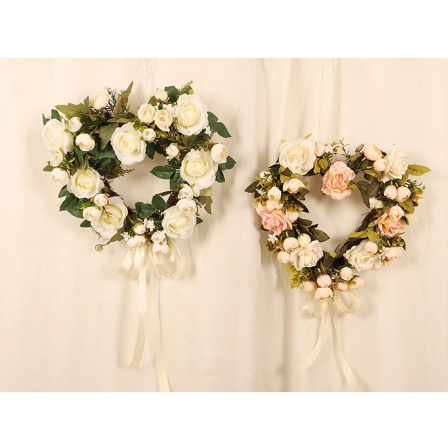 3pcs Heart Metal Wire Wreath F - Wreath Form Wire recension och pris