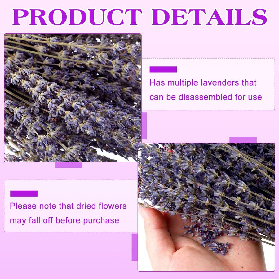 12 Pack Total 2280 Stems Dried - Dried Flower Bunch recension och pris