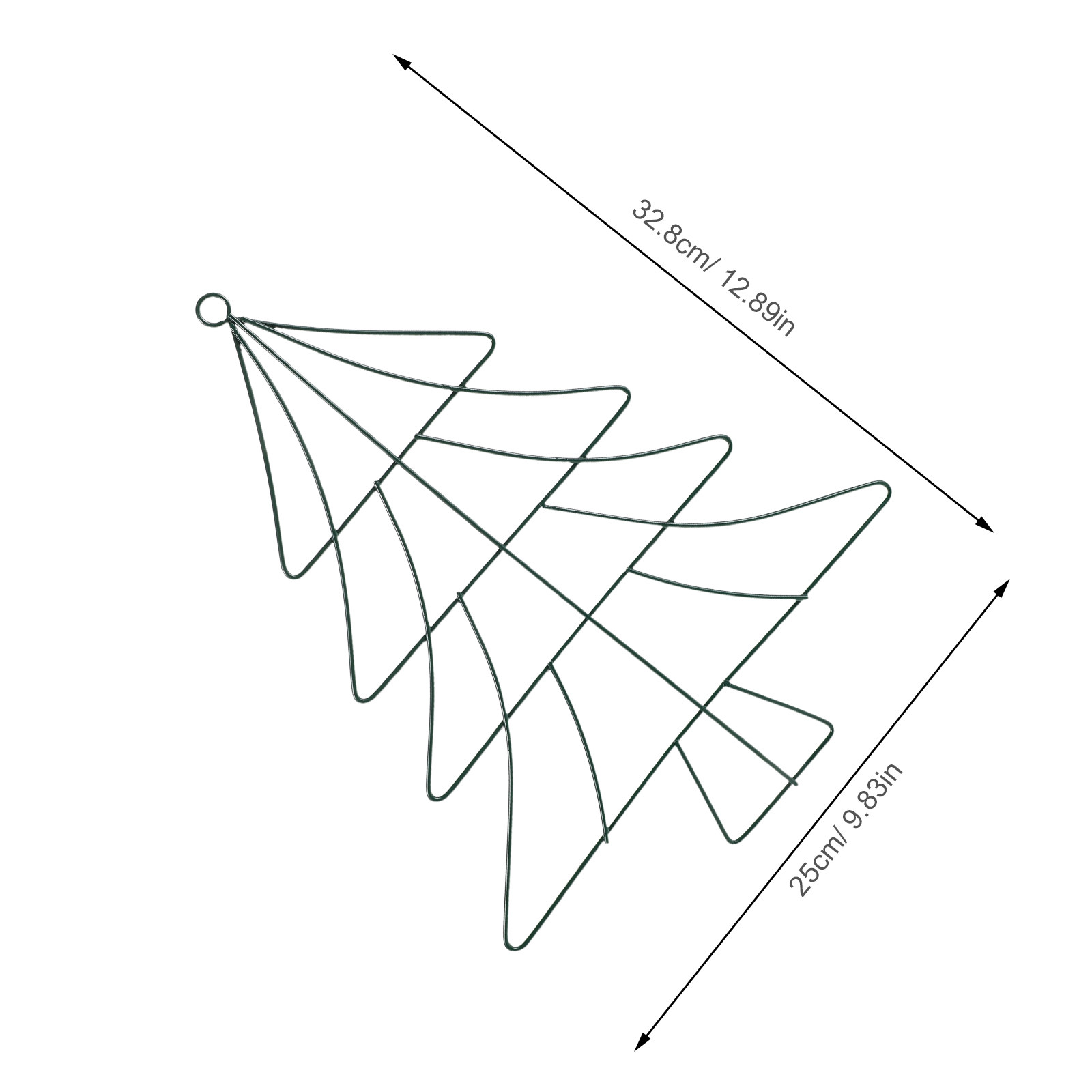 Christmas Tree Wire Metal Wrea - Wreath Form Wire recension och pris