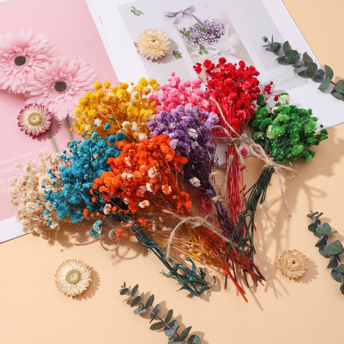 1 Pack Preserved Dried Flower  - Dried Flower Bunch recension och pris