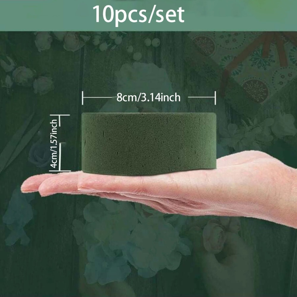 Green Floral Foam, 10PCS Round - Floral Foam Oasis recension och pris