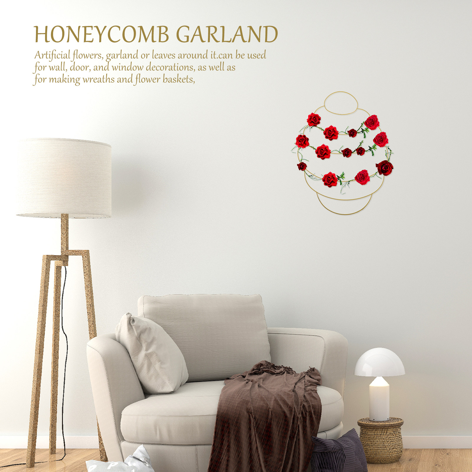 Metal Beehive Wreath Frame Wir - Wreath Form Wire recension och pris