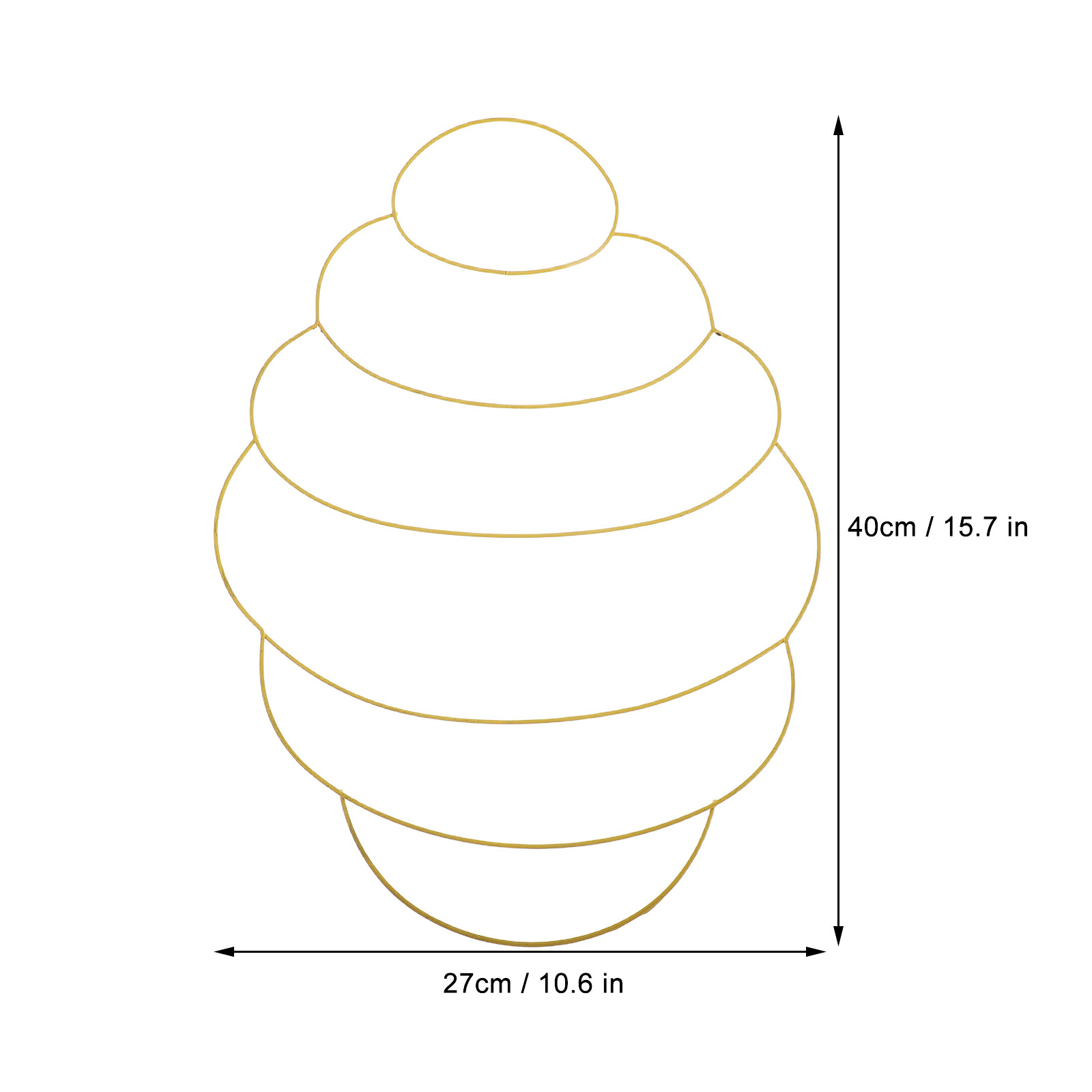 Metal Beehive Wreath Frame Wir - Wreath Form Wire recension och pris