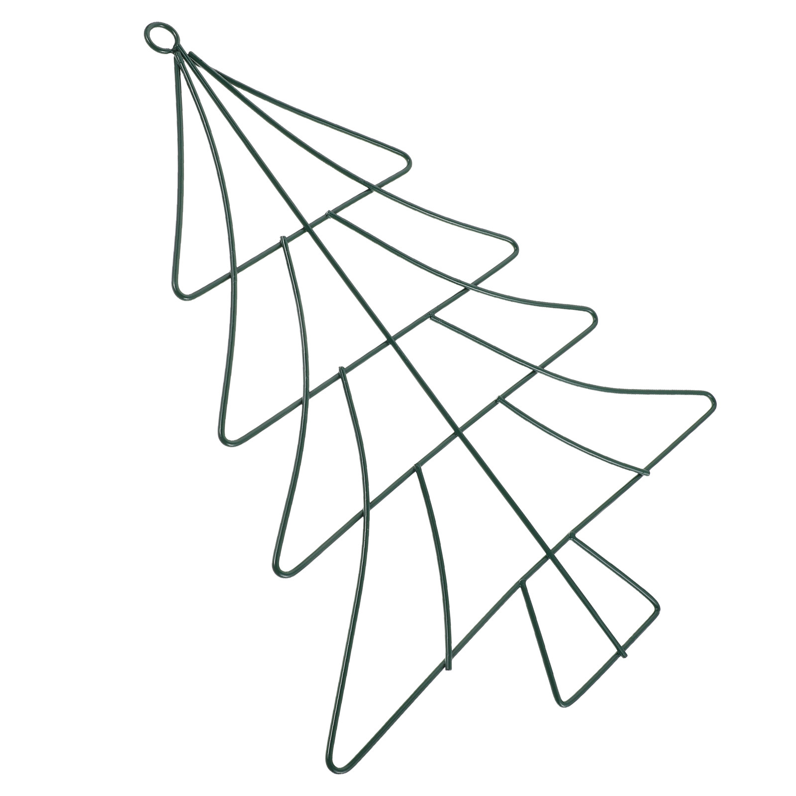 Christmas Tree Shaped Iron Wre - Wreath Form Wire recension och pris