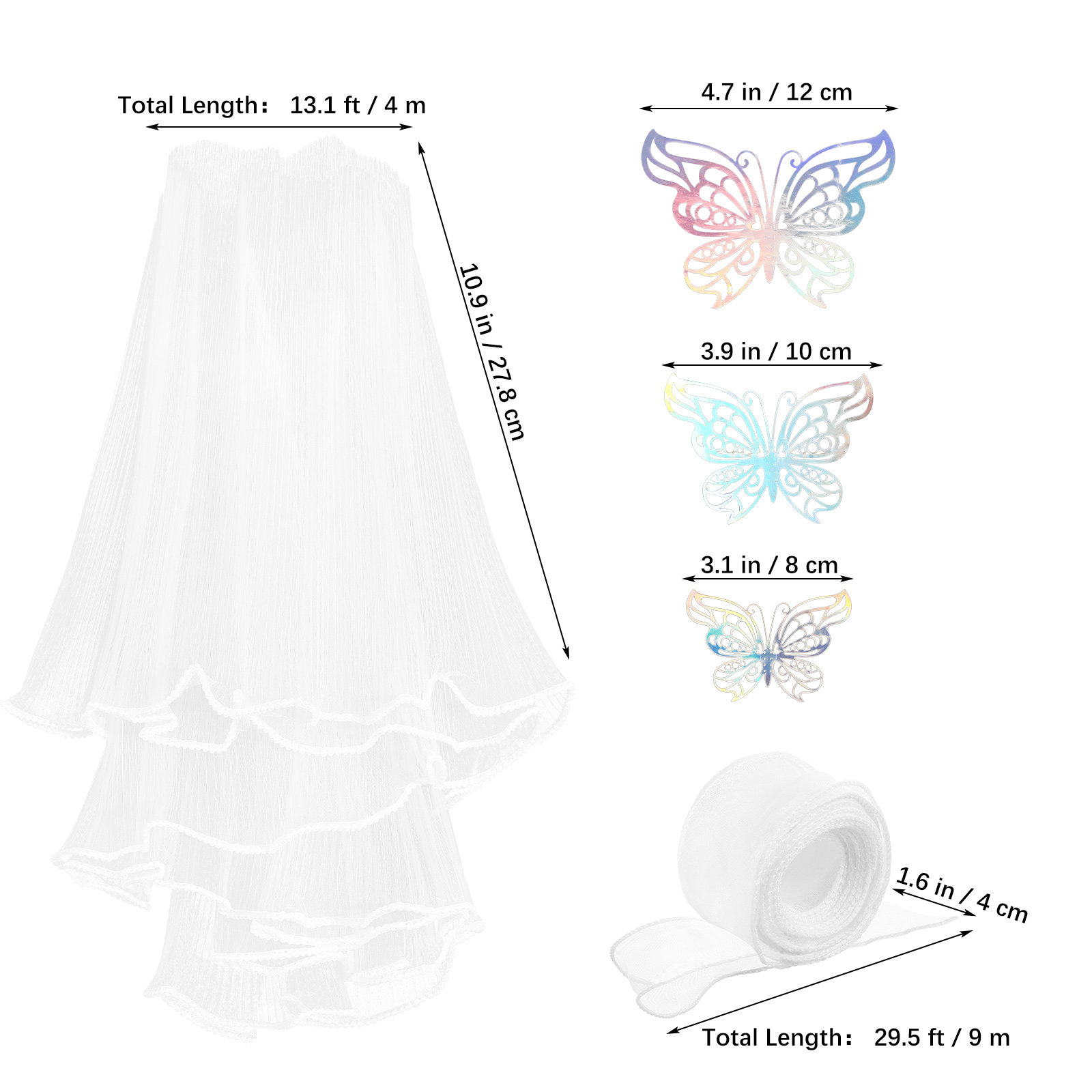 1Set Fresh Flower Bouquet Wrap - Florist Supply Ribbon recension och pris