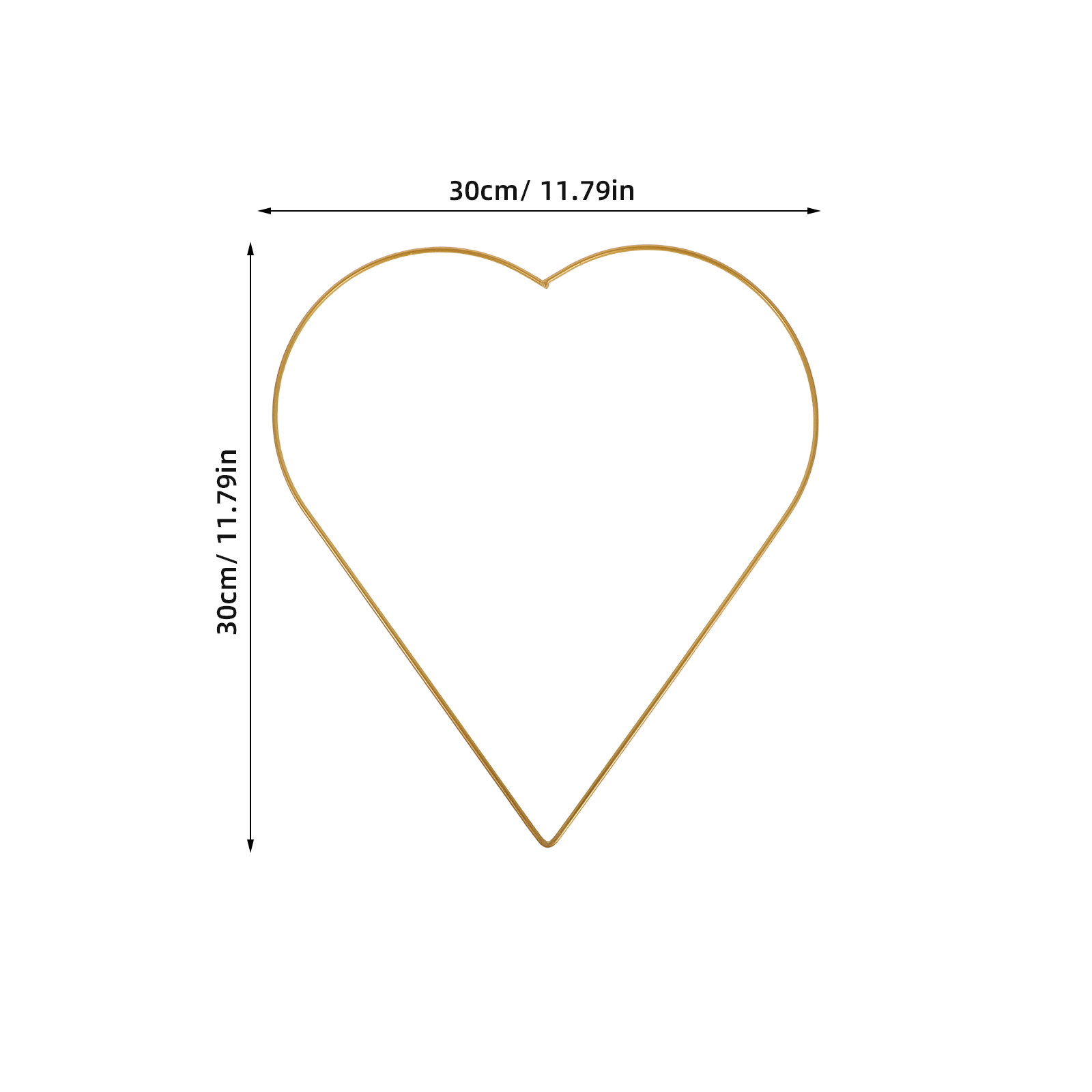 Metal Heart Shaped Wire Wreath - Wreath Form Wire recension och pris