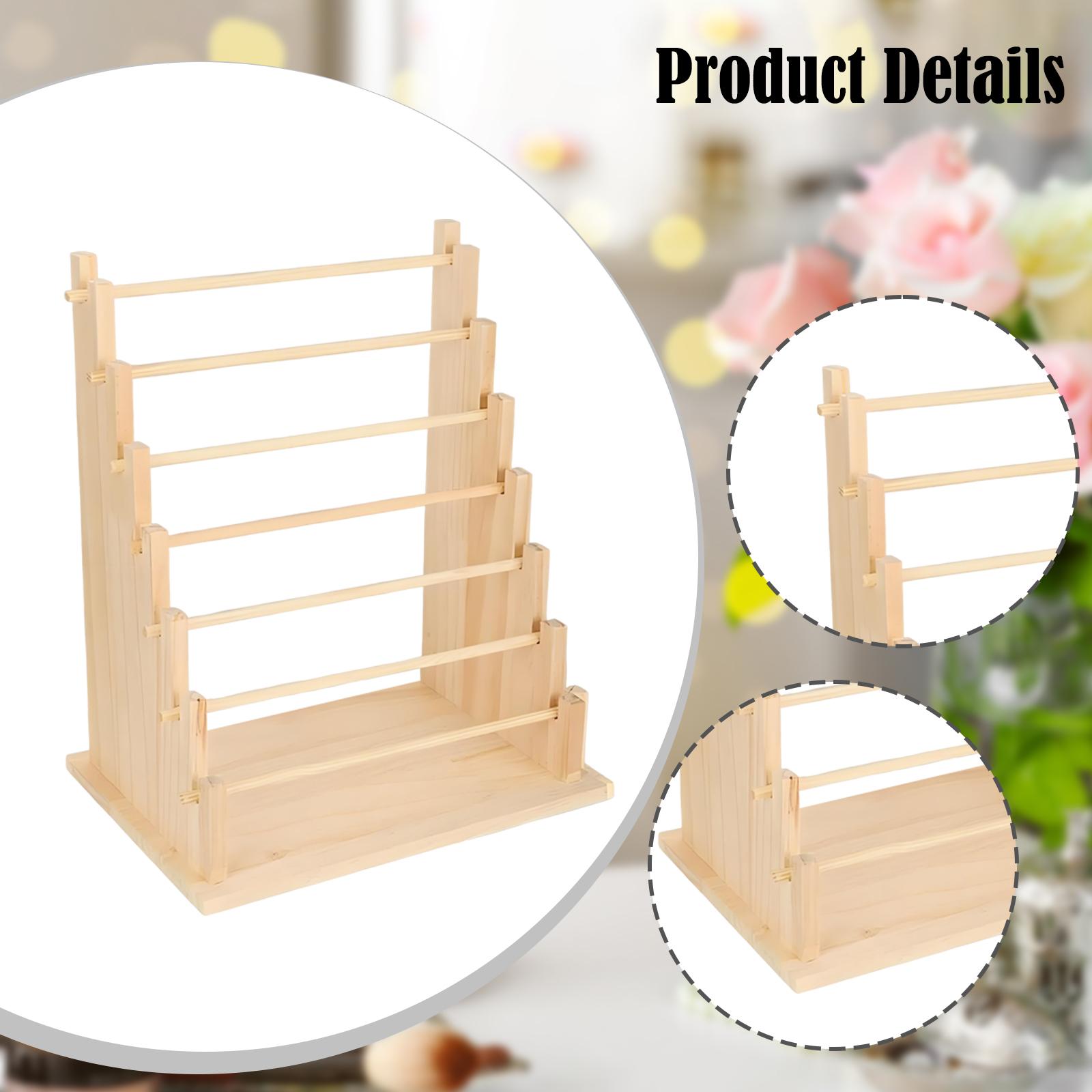 Wooden Ribbon Organizer Rack B - Florist Supply Ribbon recension och pris