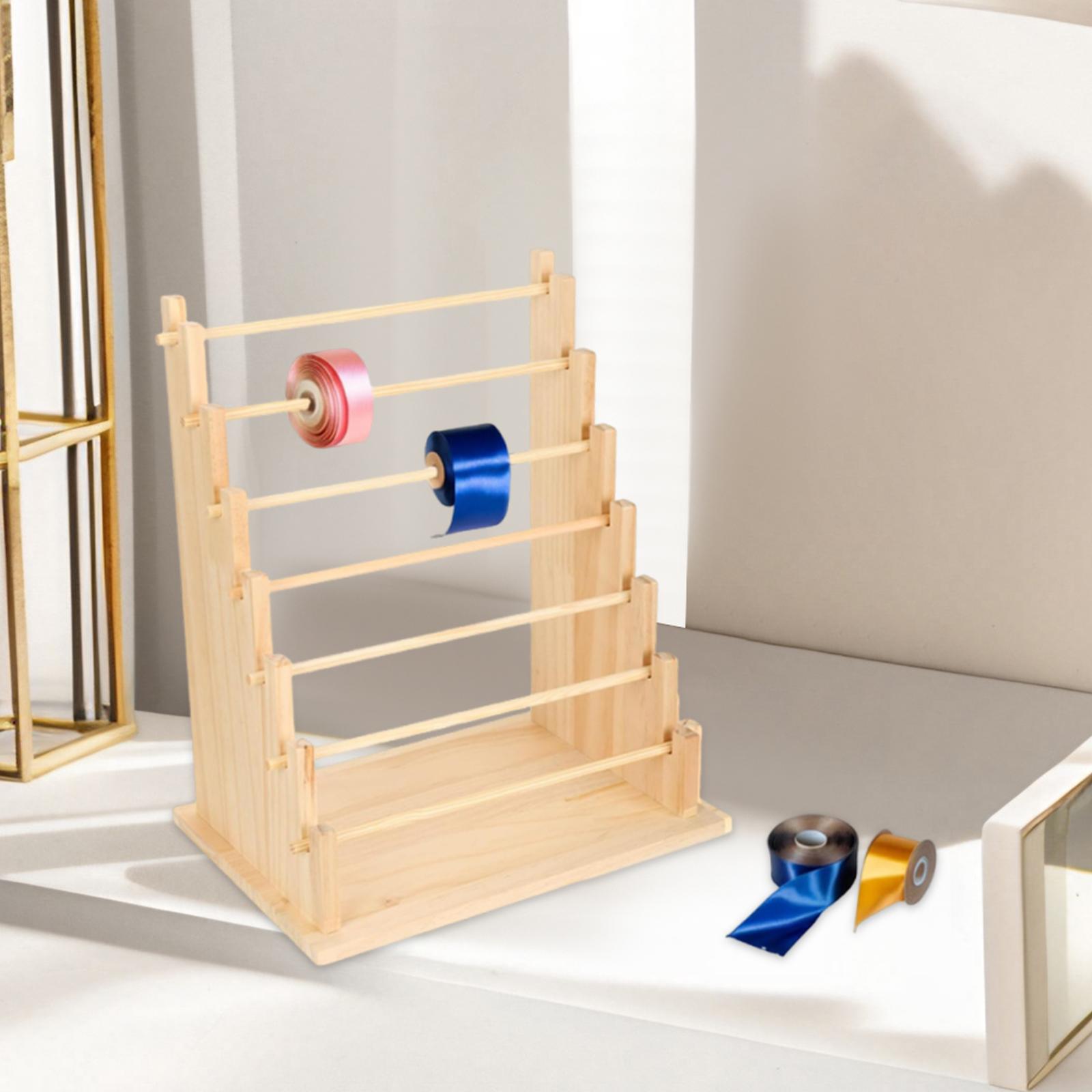 Wooden Ribbon Organizer Rack B - Florist Supply Ribbon recension och pris